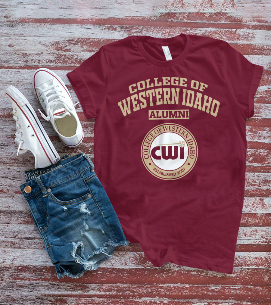College Of Western Idaho Alumni Established 2007 CWI T-Shirt
