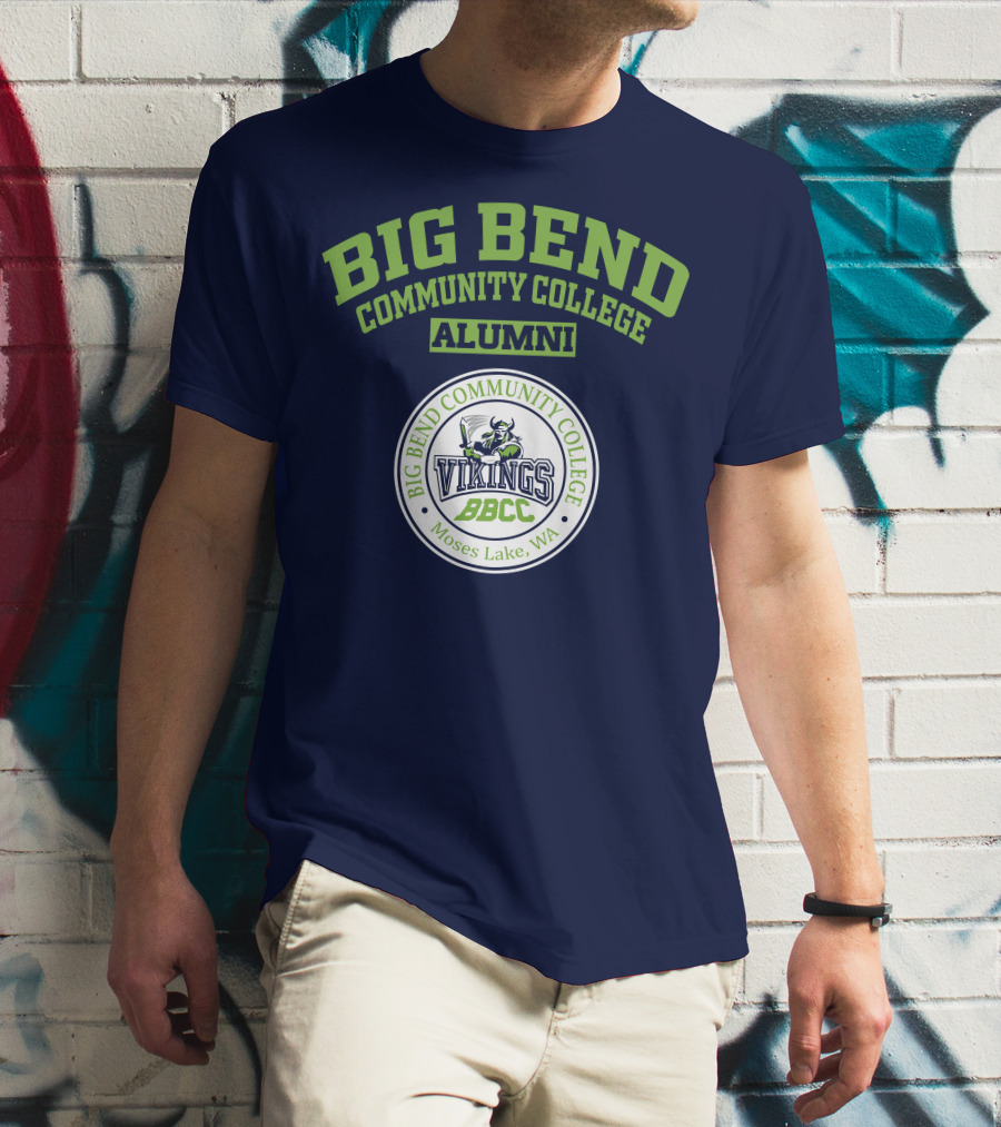 Big Bend Community College Alumni Vikings BBCC Moses Lake WA T-Shirt