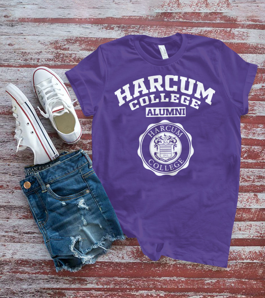 Harcum College Alumni 1915 Seal Purple T-Shirt