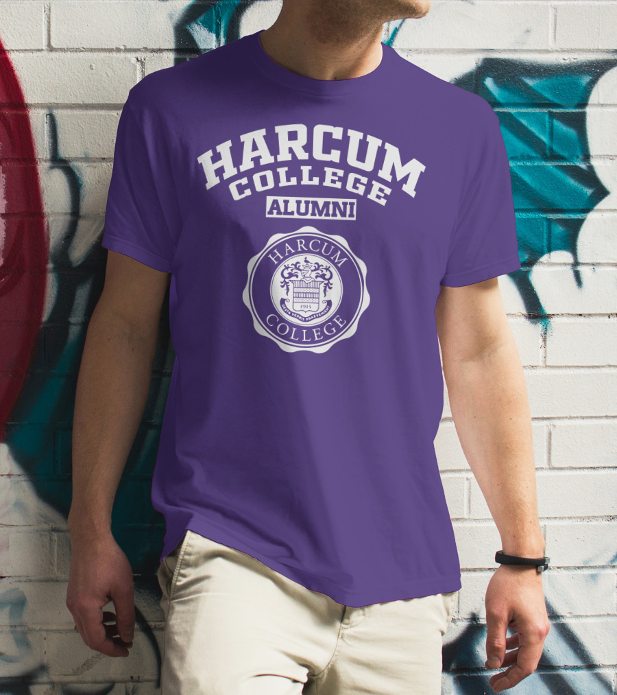 Harcum College Alumni 1915 Seal Purple T-Shirt