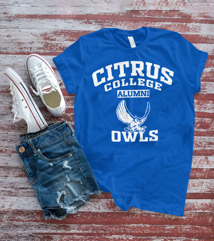 Citrus College Alumni Owls Blue T-Shirt