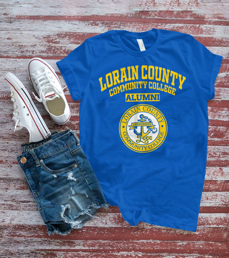 Lorain County Community College Alumni Commodores LCCC T-Shirt