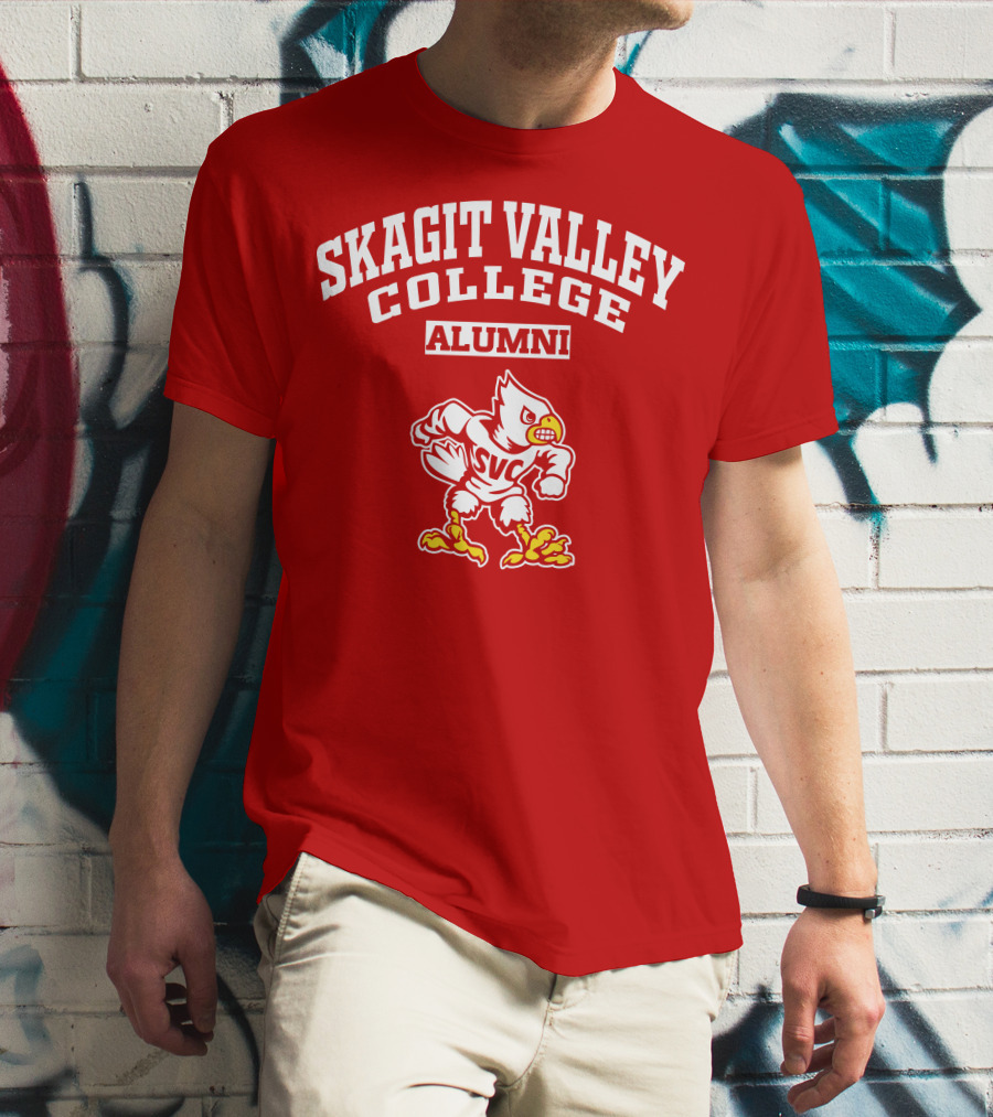 Skagit Valley College Alumni SVC Athletic Mascot T-Shirt