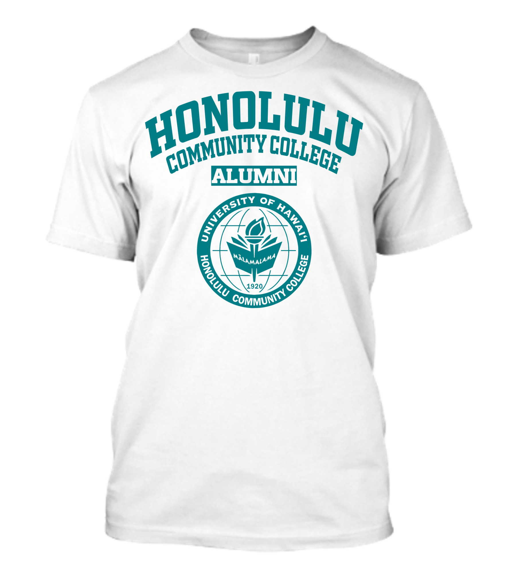 Honolulu Community College Alumni University Of Hawai'i Mālamalama 1920 T-Shirt