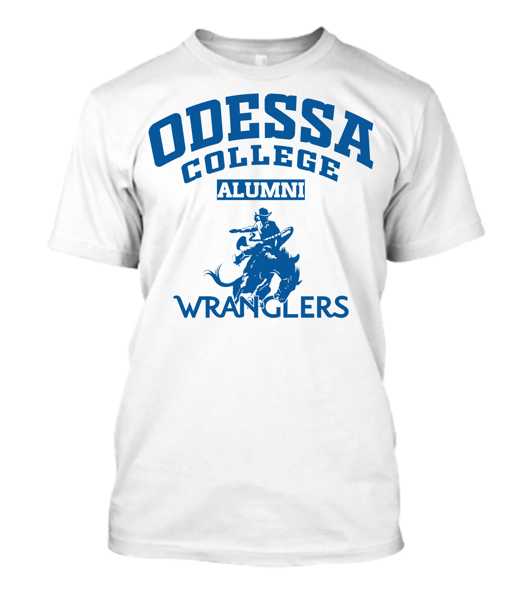 Odessa College Alumni Wranglers Cowboy Rider T-Shirt