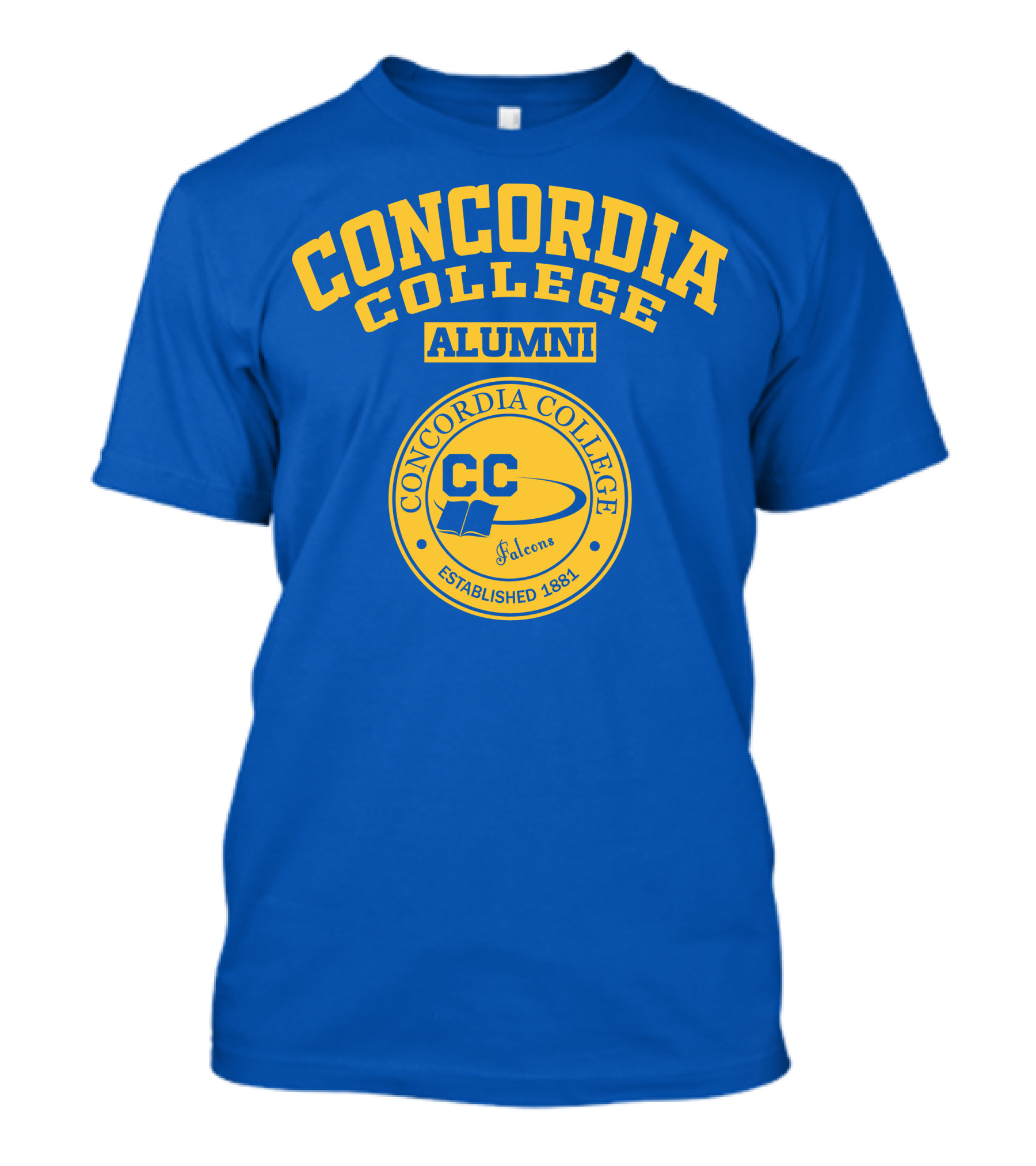 Concordia College Alumni Falcons Established 1881 CC T-Shirt
