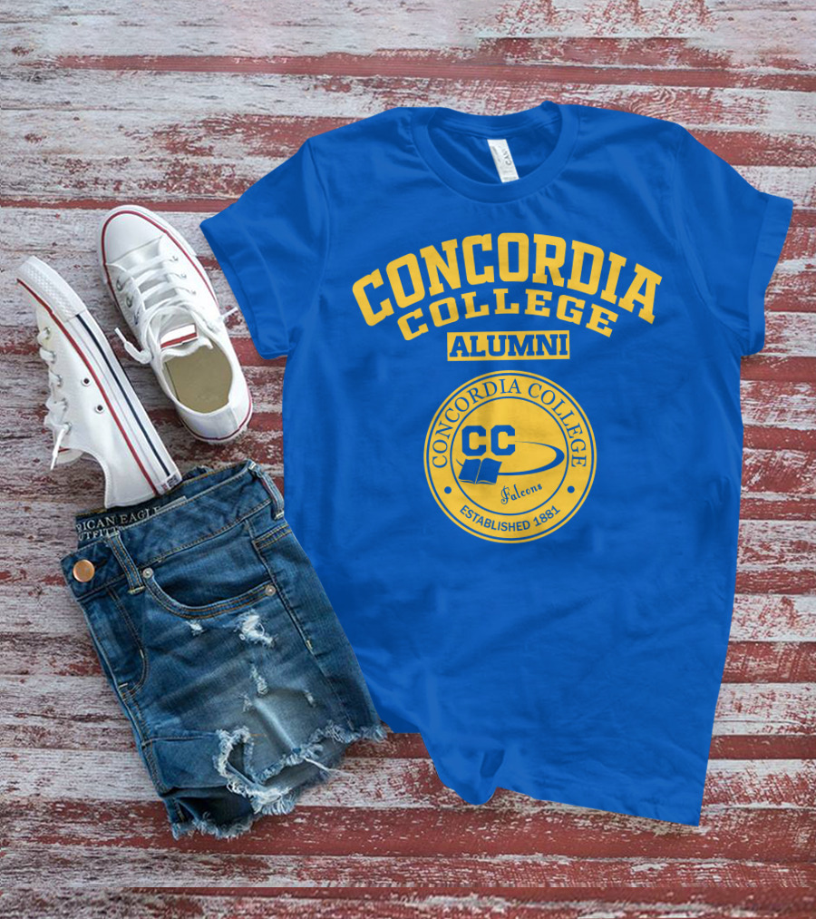 Concordia College Alumni Falcons Established 1881 CC T-Shirt