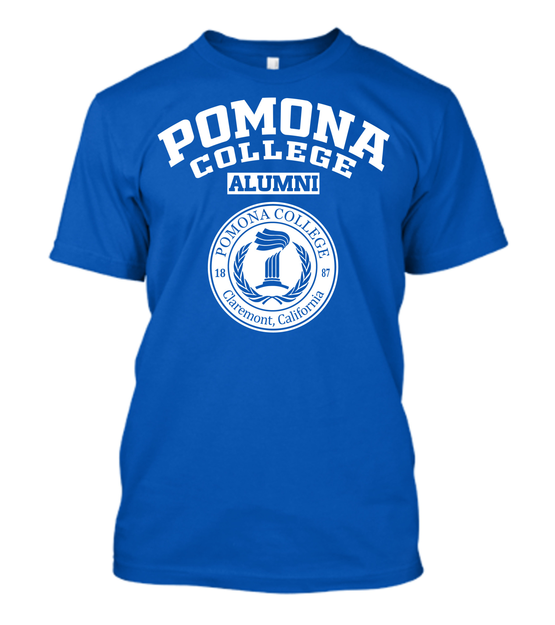 Pomona College Alumni Seal Claremont California 1887 T-Shirt