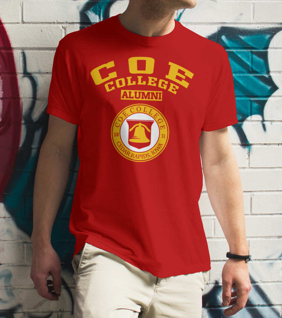 Coe College Alumni Cedar Rapids Iowa 1851 T-Shirt