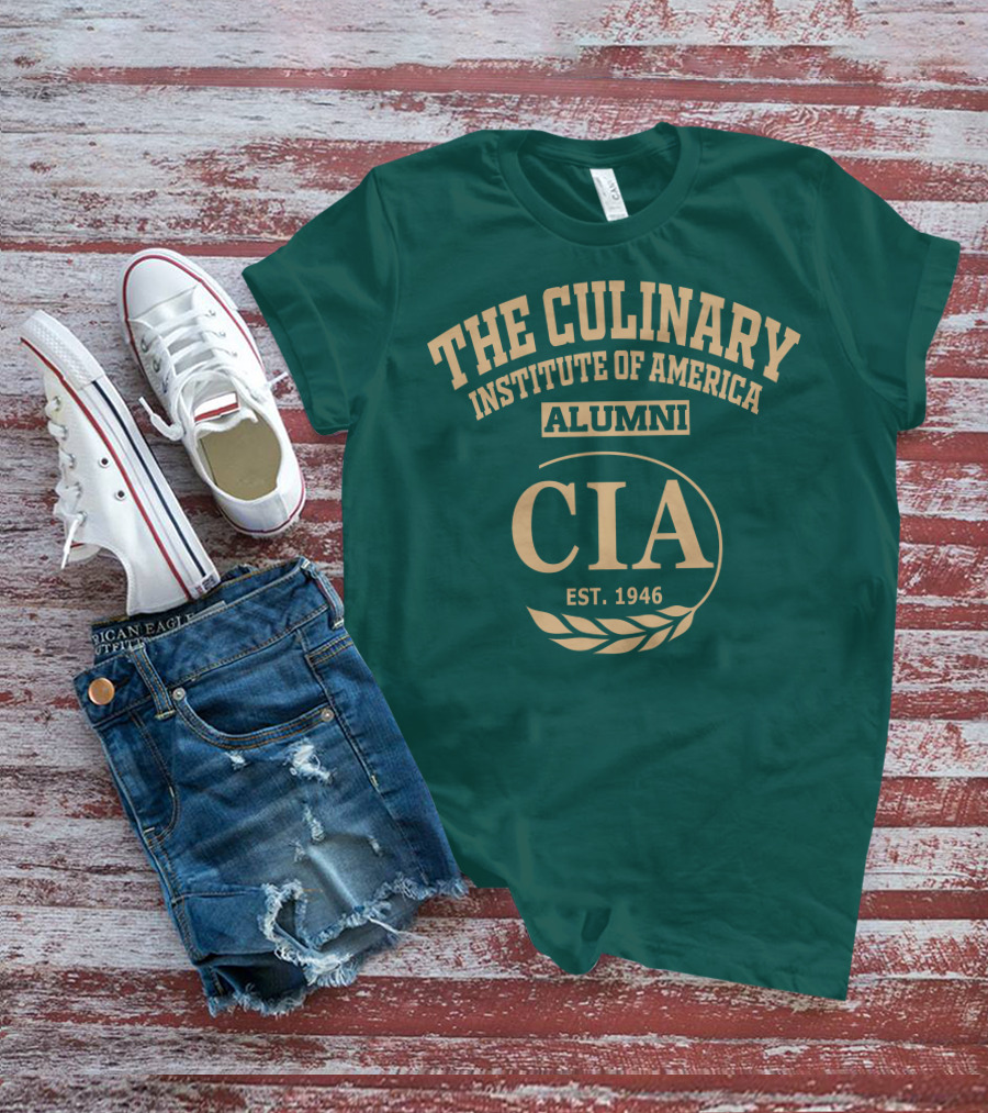 The Culinary Institute Of America Alumni CIA Est. 1946 T-Shirt