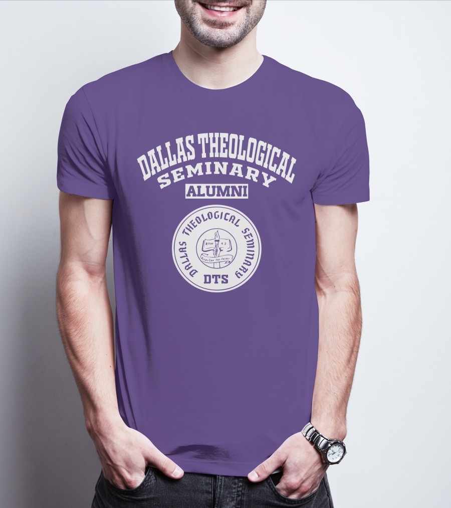 Dallas Theological Seminary Alumni Logo DTS 2 Tim 4:2 Kēruxon Ton Logon T-Shirt