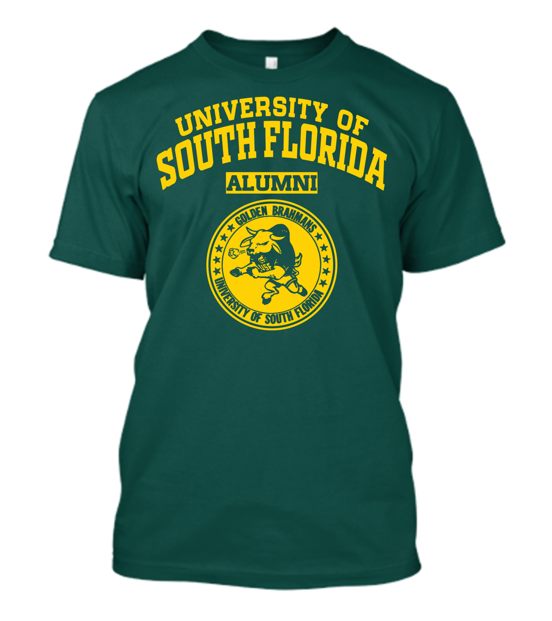 UNIVERSITY OF SOUTH FLORIDA ALUMNI GOLDEN BRAHMANS T-Shirt