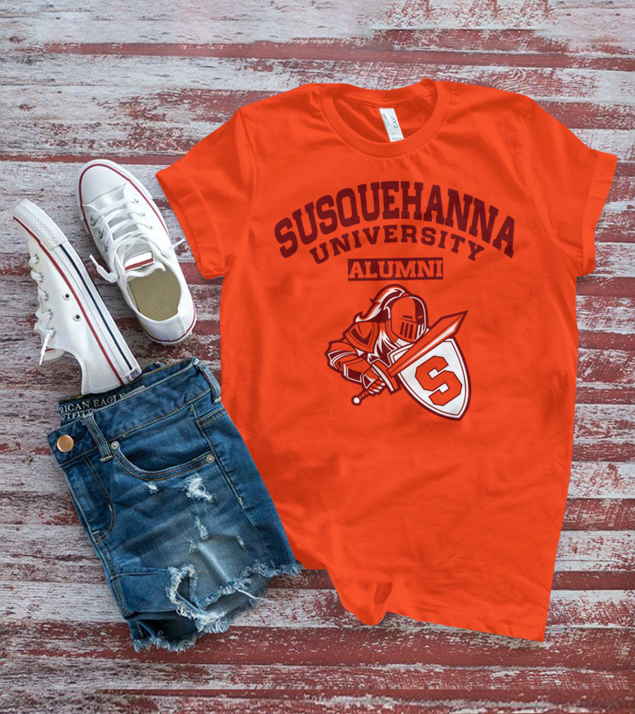 Susquehanna University Alumni Knight Shield S T-Shirt