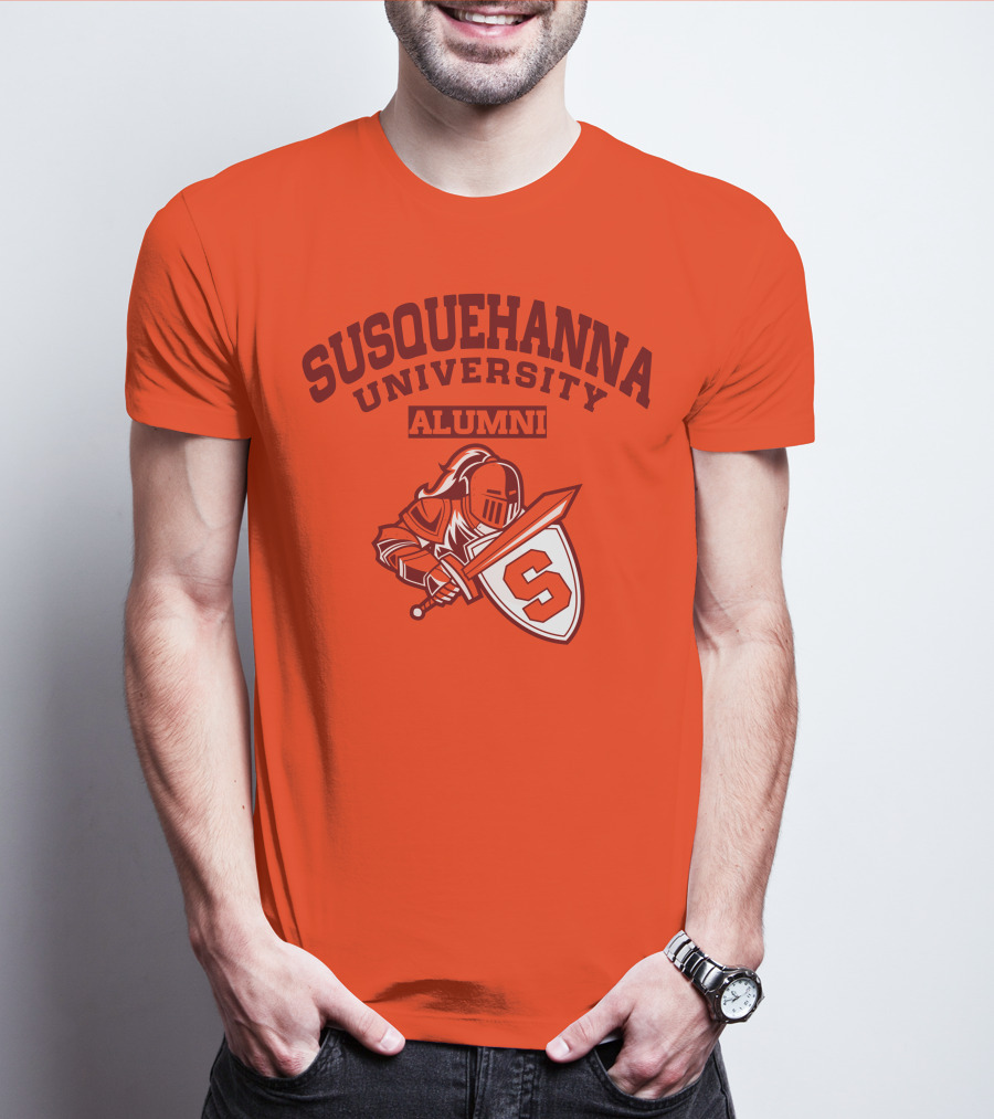 Susquehanna University Alumni Knight Shield S T-Shirt