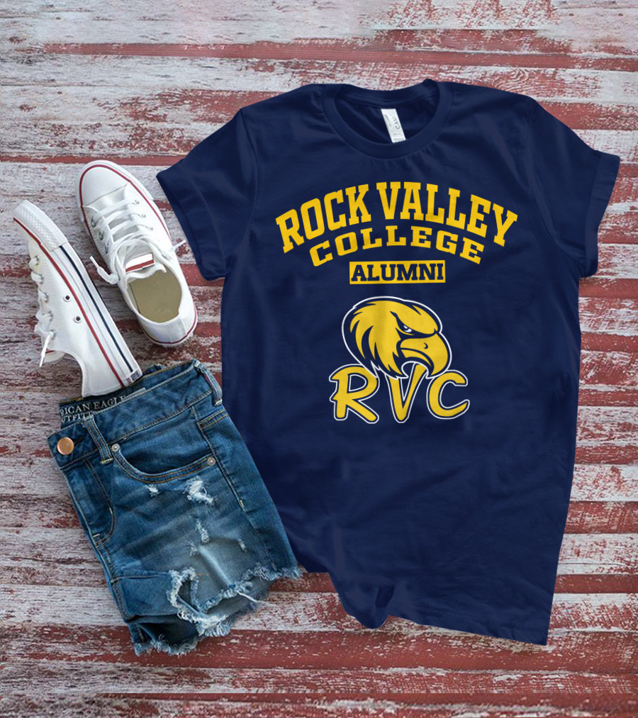 ROCK VALLEY COLLEGE ALUMNI RVC Eagle T-Shirt