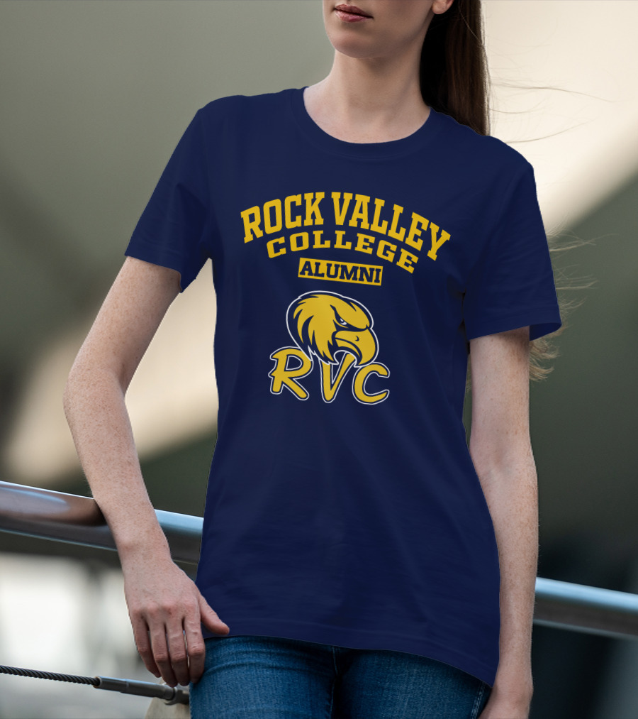ROCK VALLEY COLLEGE ALUMNI RVC Eagle T-Shirt
