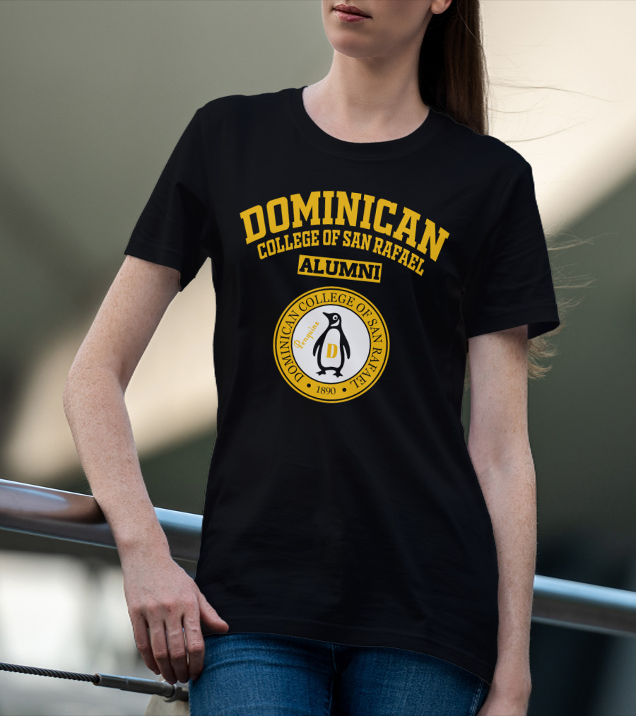 Dominican College Of San Rafael Alumni 1890 Penguins T-Shirt