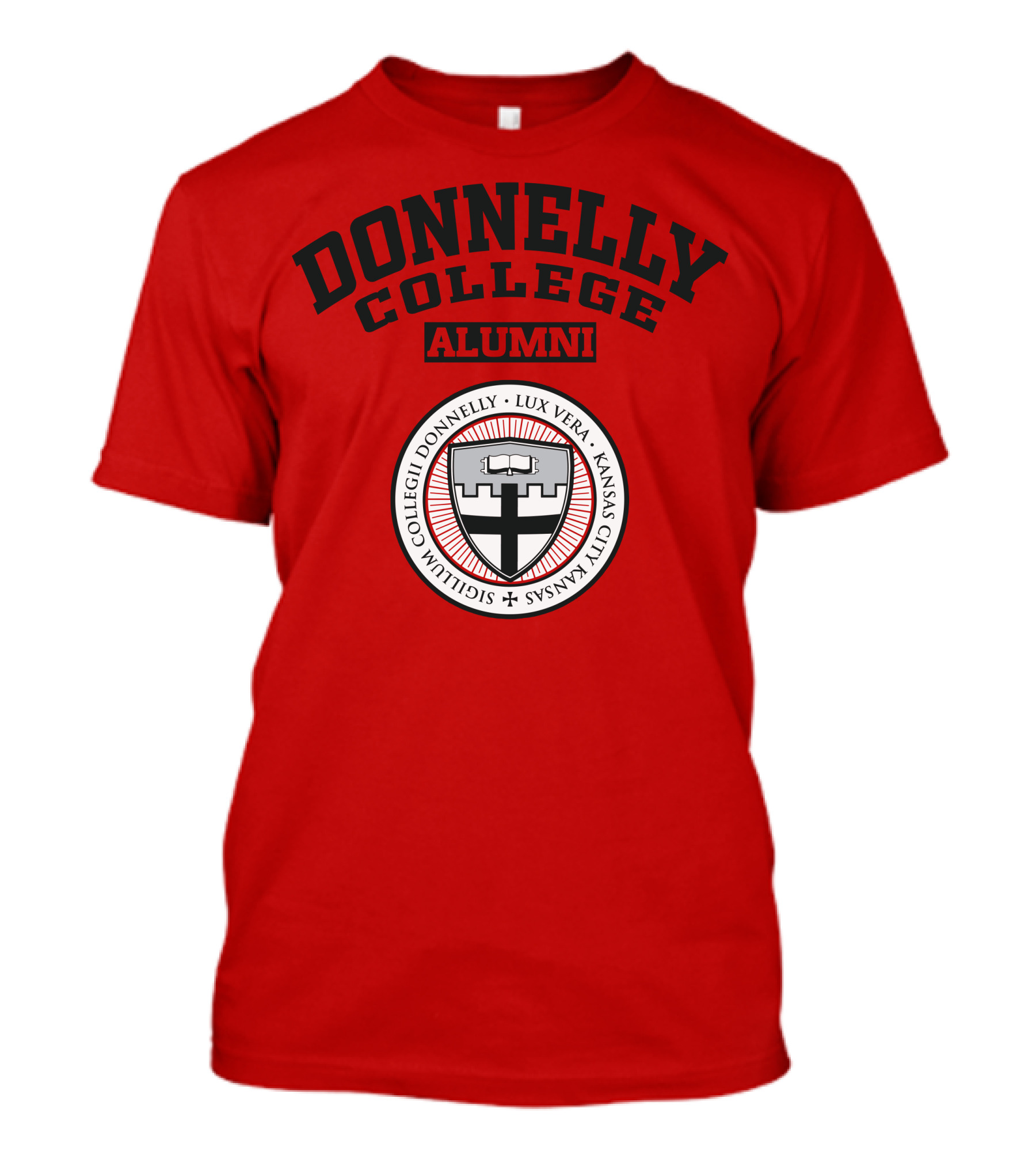 Donnelly College Alumni Lux Vera Seal Kansas City T-Shirt