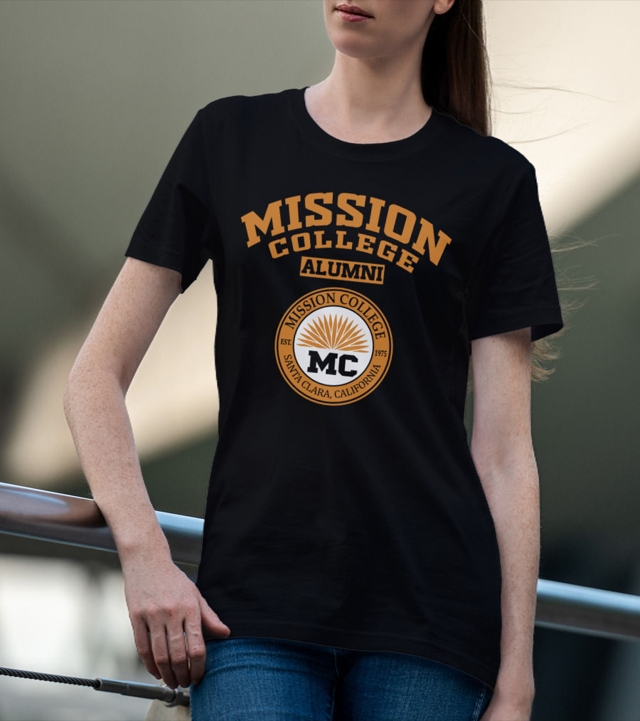 Mission College Alumni Santa Clara California Est. 1975 MC T-Shirt