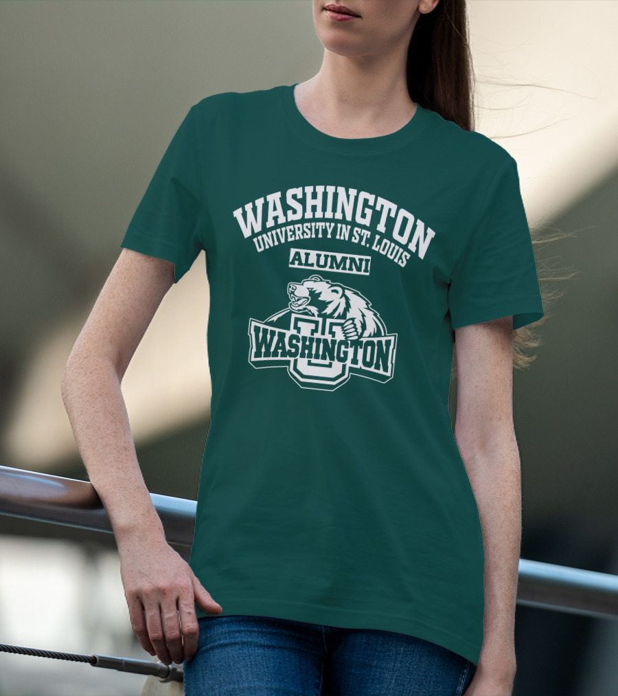 Washington University In St. Louis Alumni Bear Washington U T-Shirt