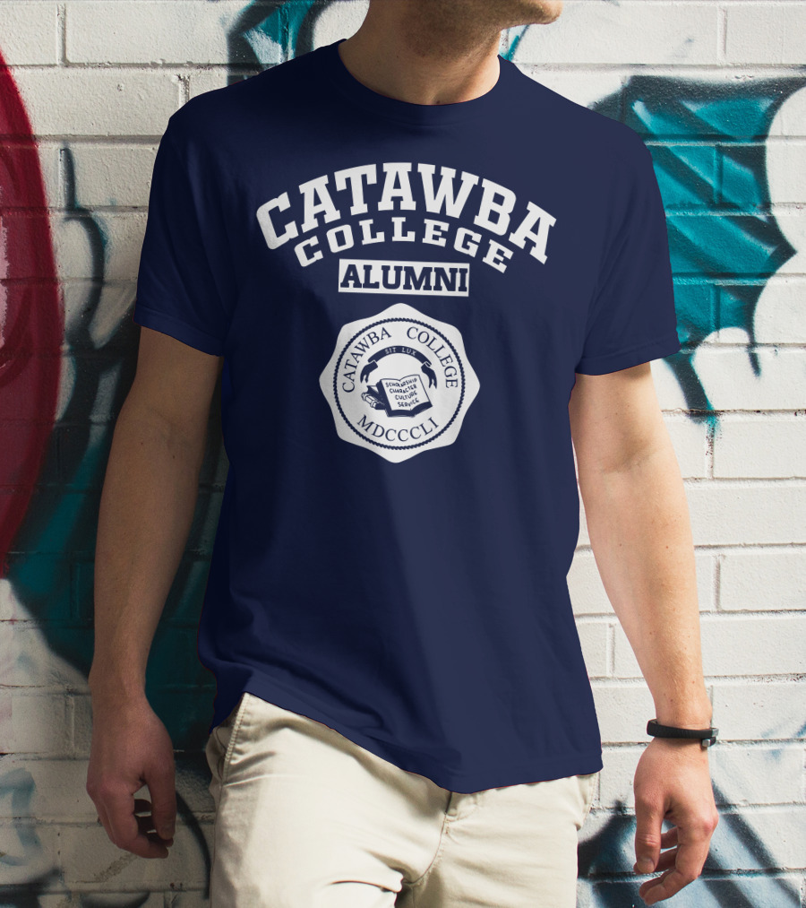 Catawba College Alumni Emblem MDCCCLI Sit Lux Seal T-Shirt