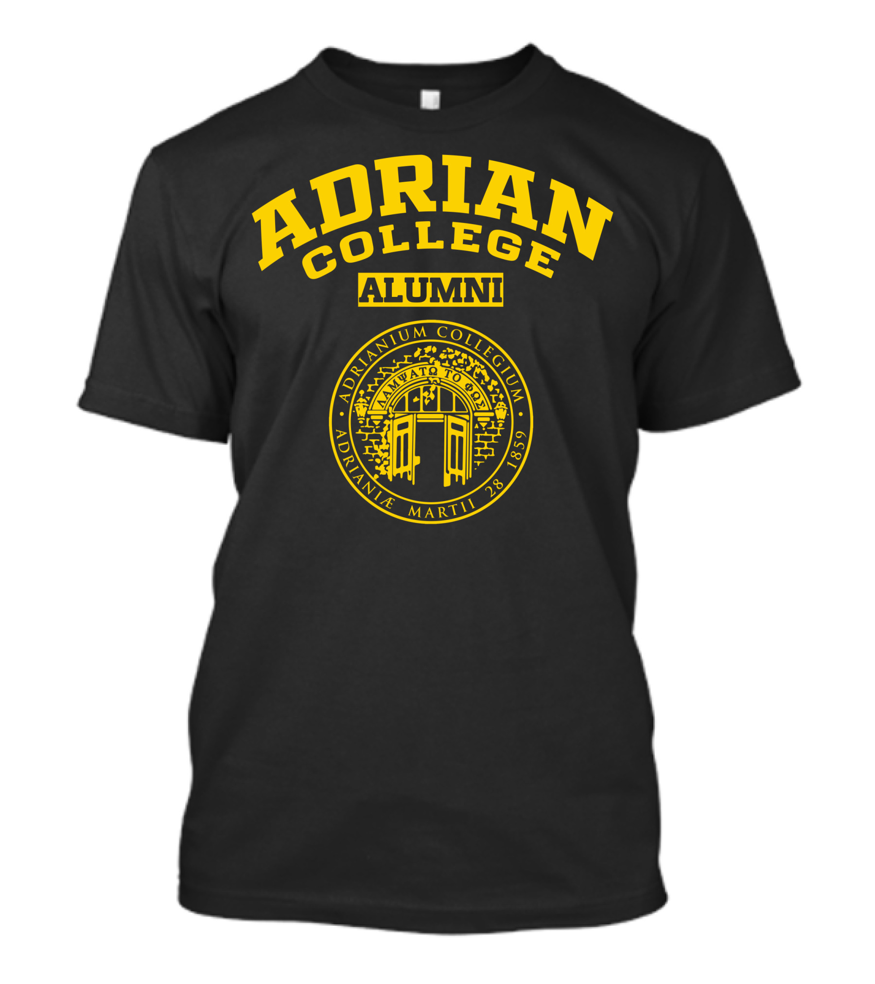 Adrian College Alumni Adraniae Collegium Seal Martii 28 1859 T-Shirt