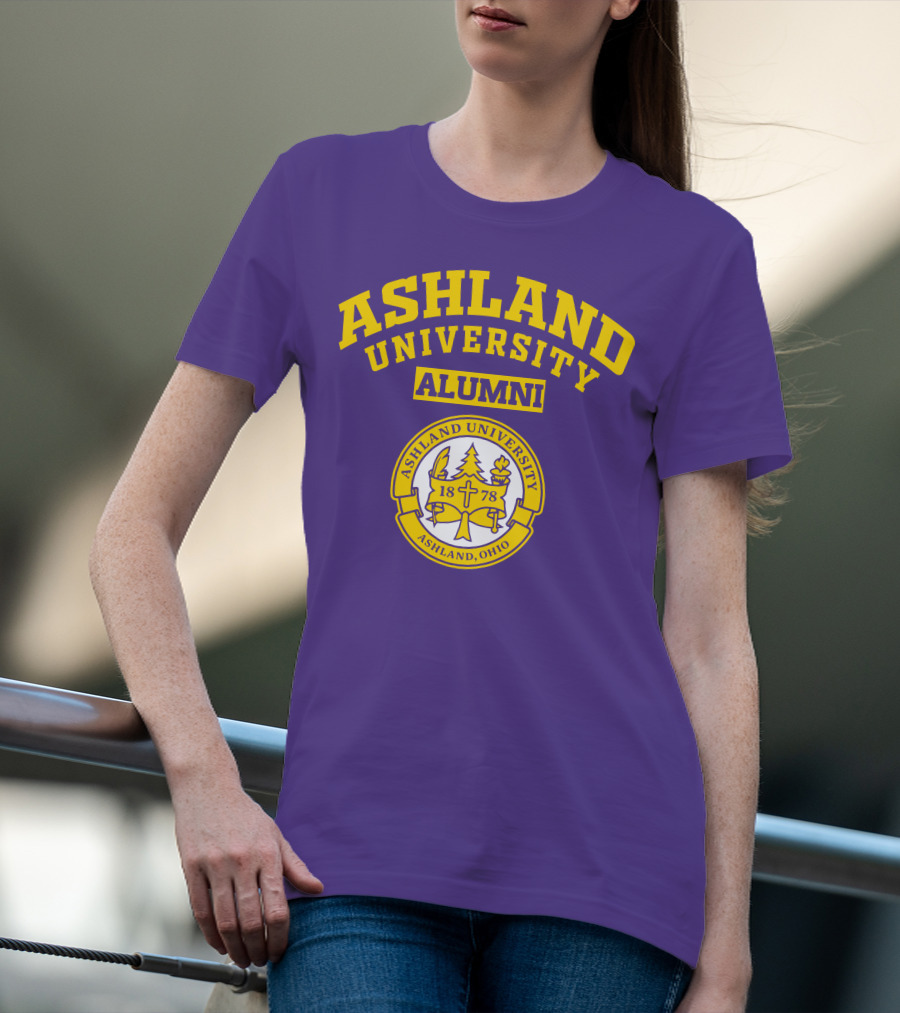 Ashland University Alumni Ashland Ohio 1878 Seal T-Shirt