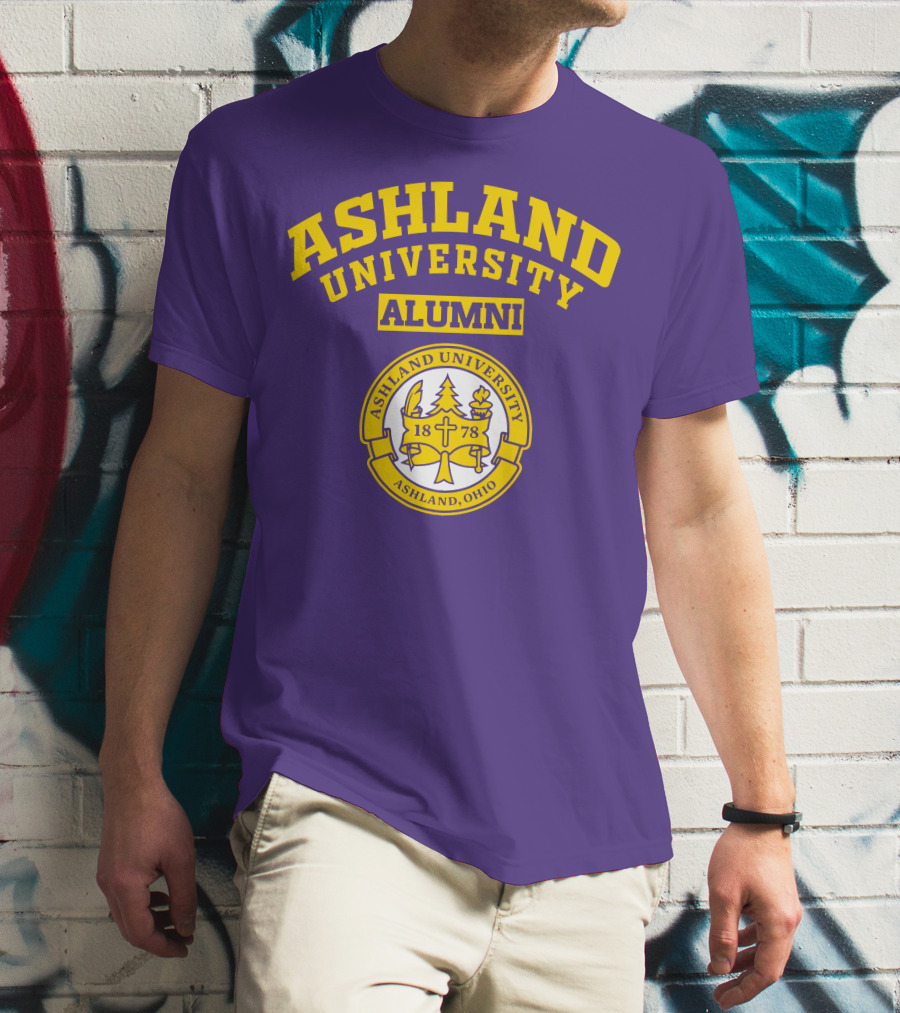 Ashland University Alumni Ashland Ohio 1878 Seal T-Shirt