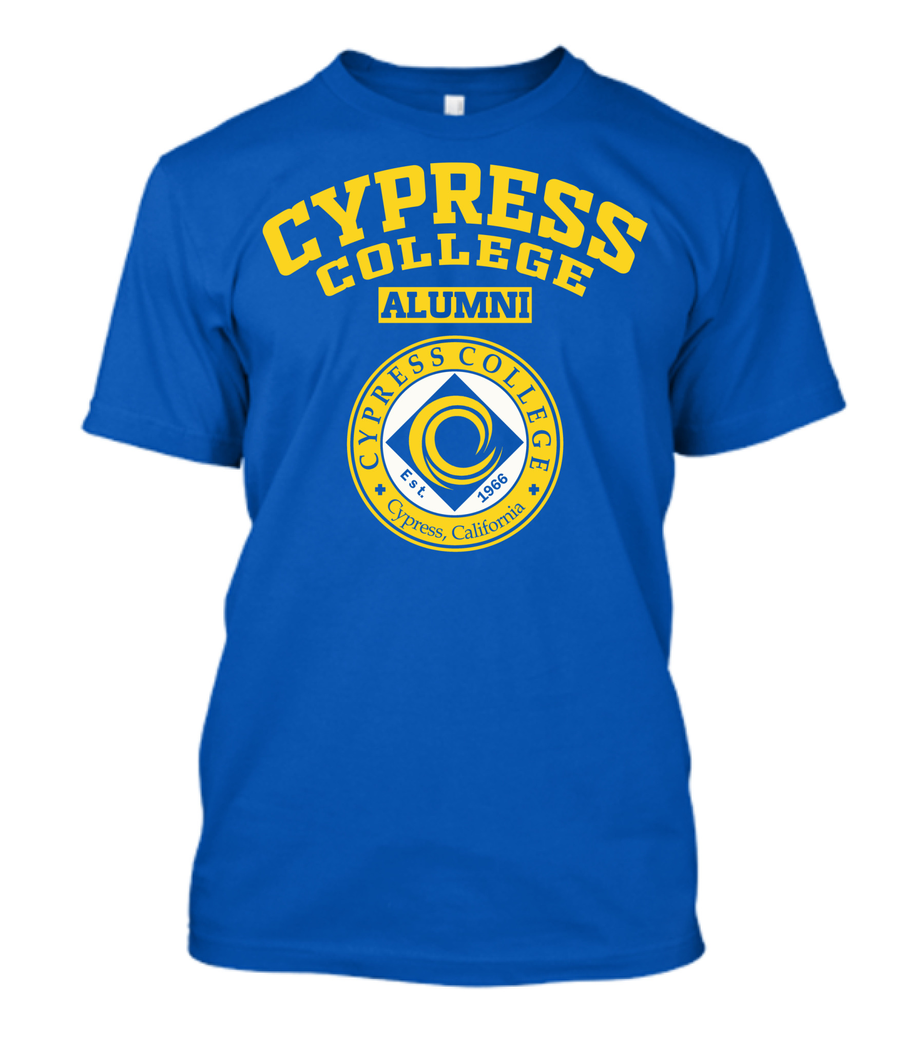 Cypress College Alumni Est 1966 Logo Cypress California T-Shirt