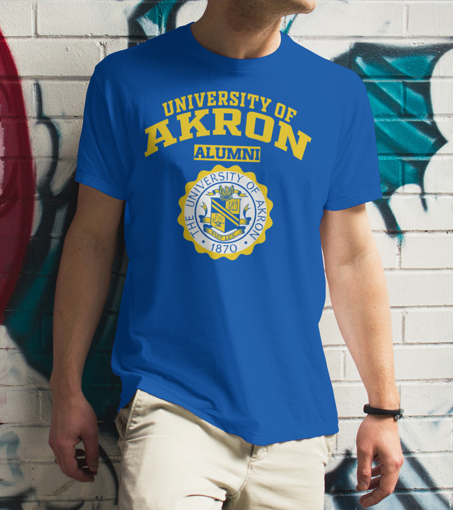 University Of Akron Alumni 1870 Seal T-Shirt