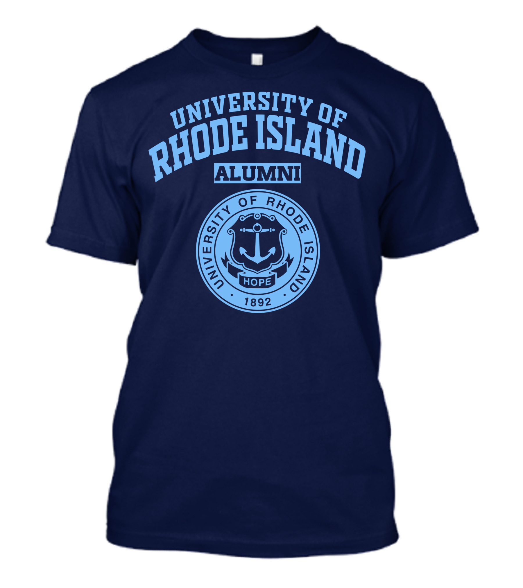 UNIVERSITY OF RHODE ISLAND ALUMNI HOPE 1892 T-Shirt