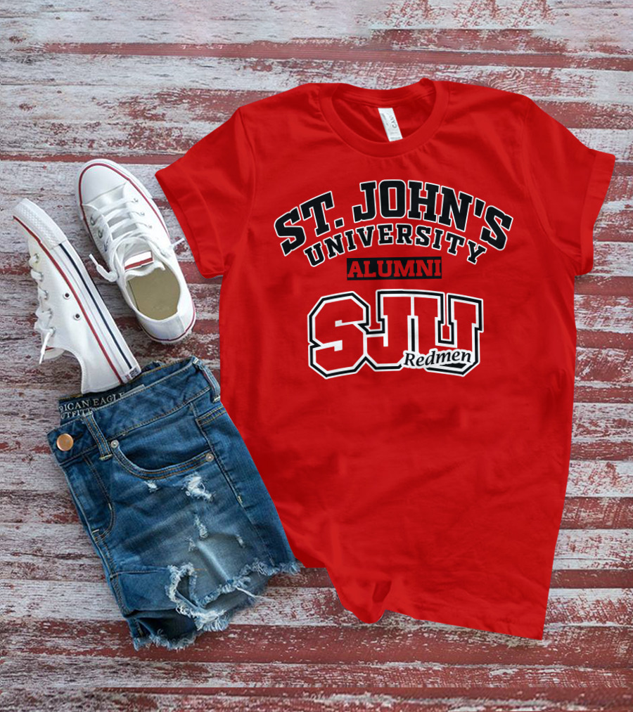 St John's University Alumni SJU Redmen T-Shirt