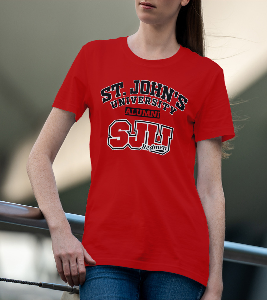 St John's University Alumni SJU Redmen T-Shirt