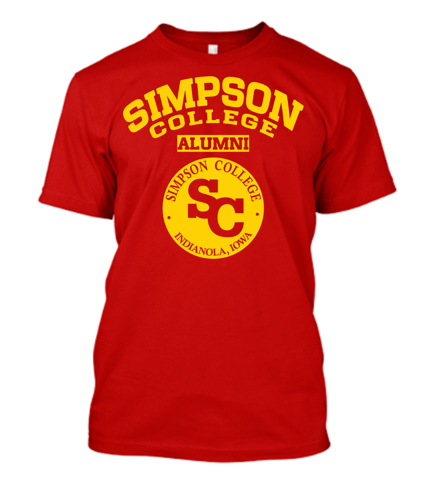 Simpson College Alumni SC Indianola Iowa T-Shirt