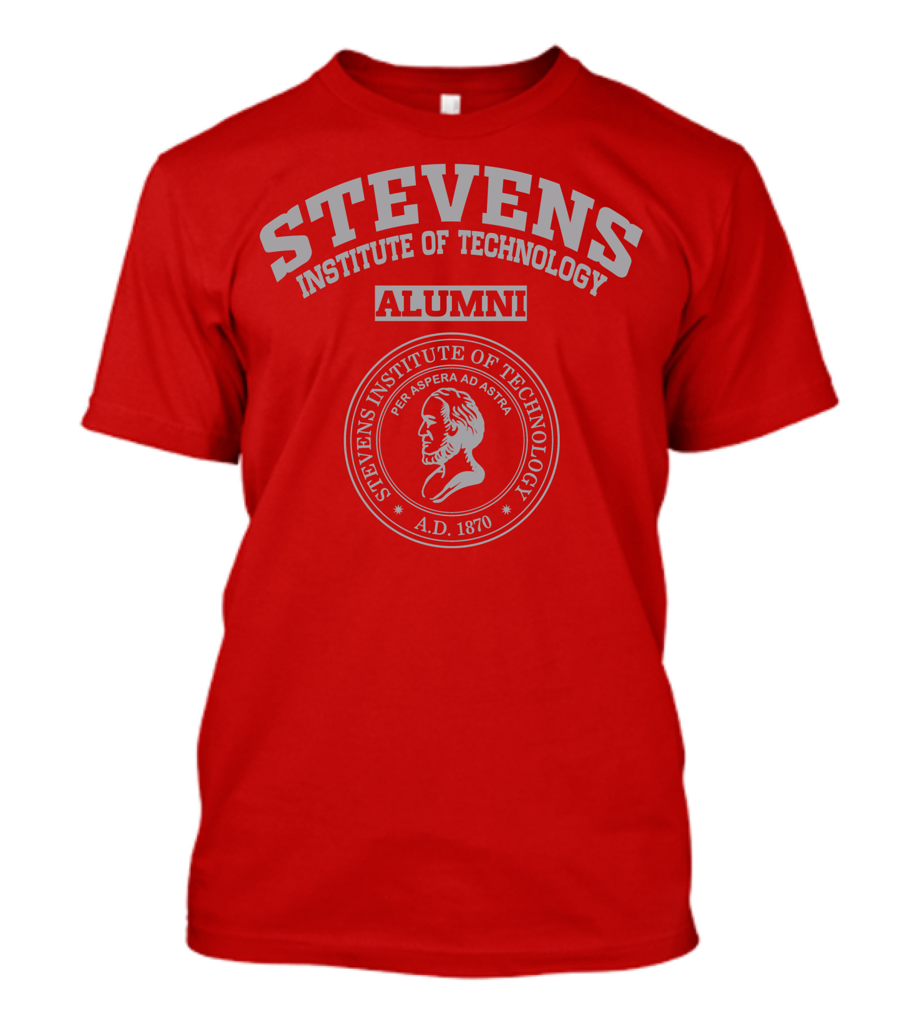 Stevens Institute Of Technology Alumni Per Aspera Ad Astra A.D. 1870 T-Shirt