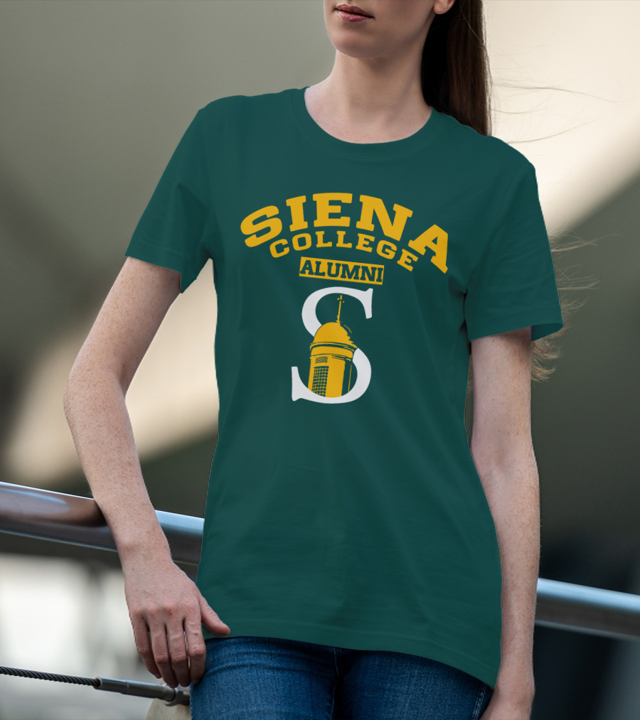 Siena College Alumni S Logo With Tower T-Shirt