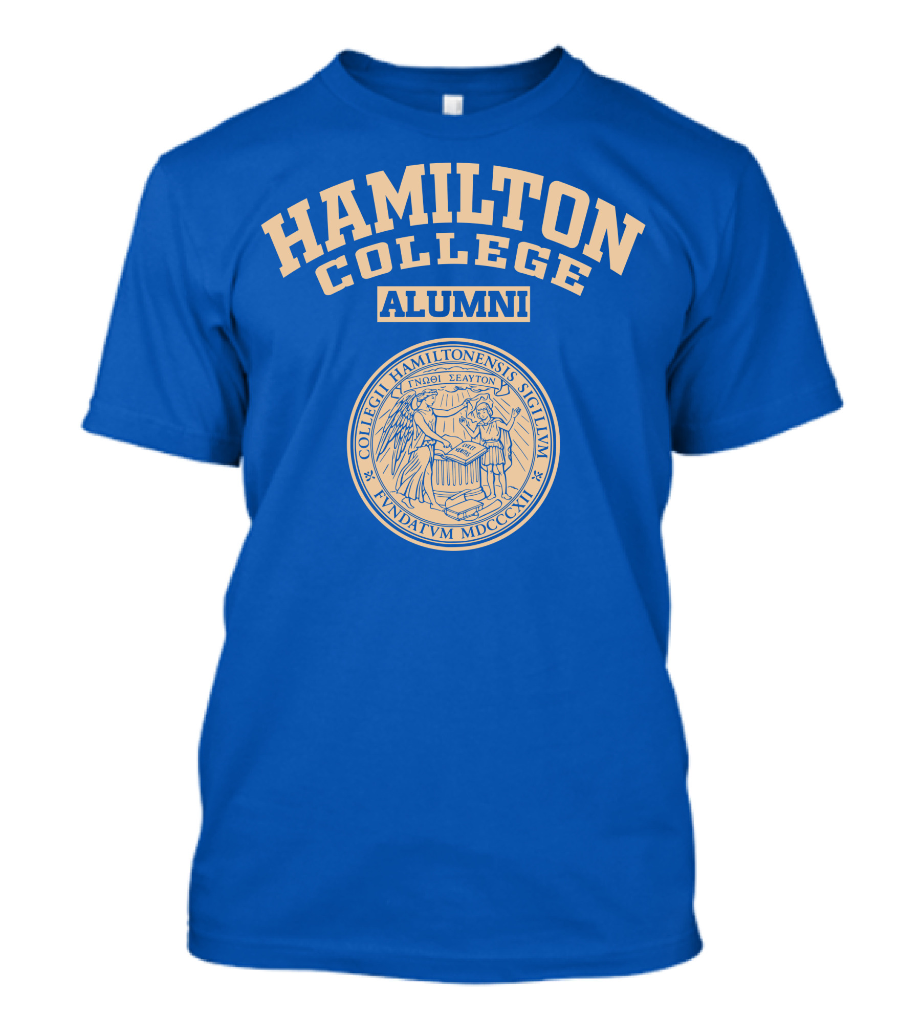 HAMILTON COLLEGE ALUMNI COLLEGI HAMILTONENSIS SIGILLUM FUNDATUM MDCCCXII T-Shirt
