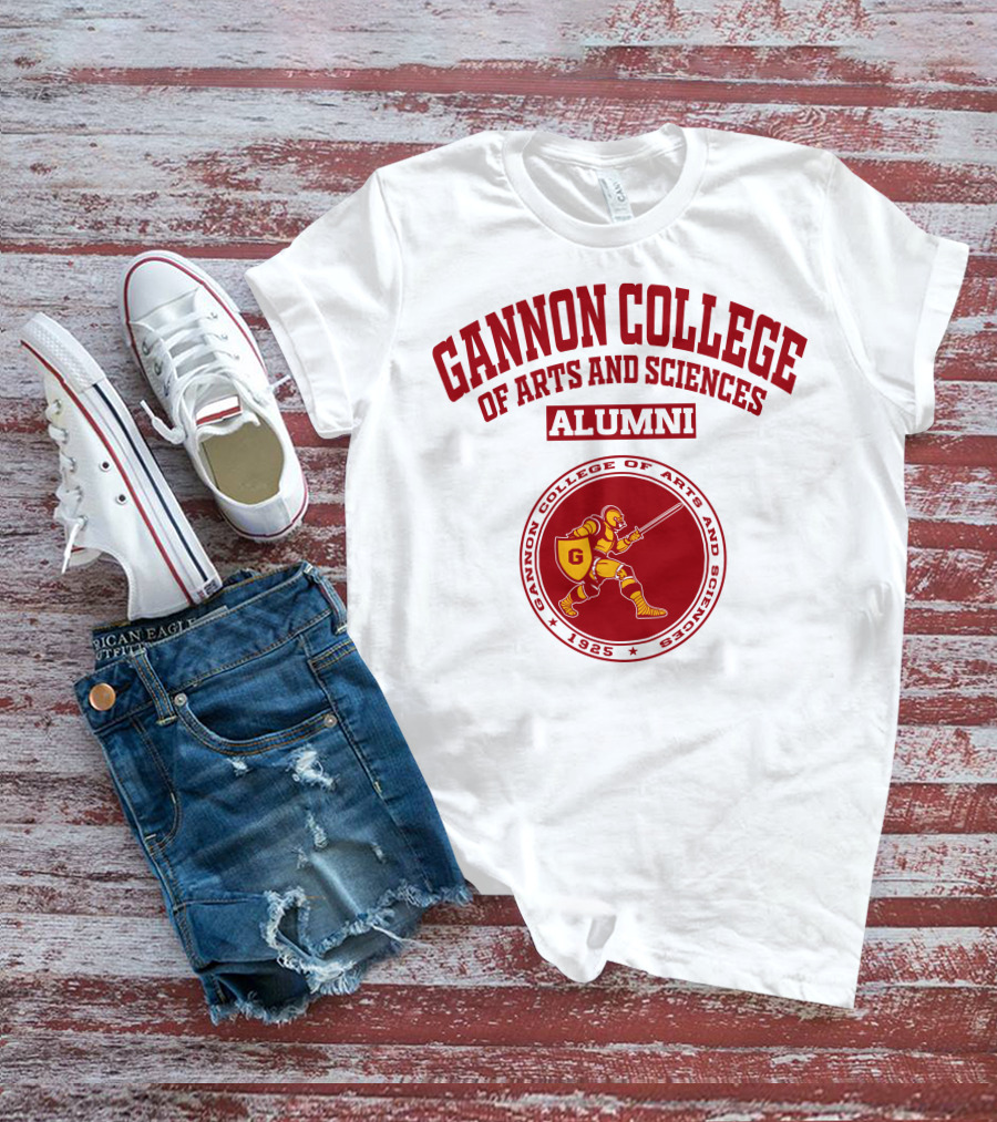 Gannon College Of Arts And Sciences Alumni 1925 Knight Emblem T-Shirt