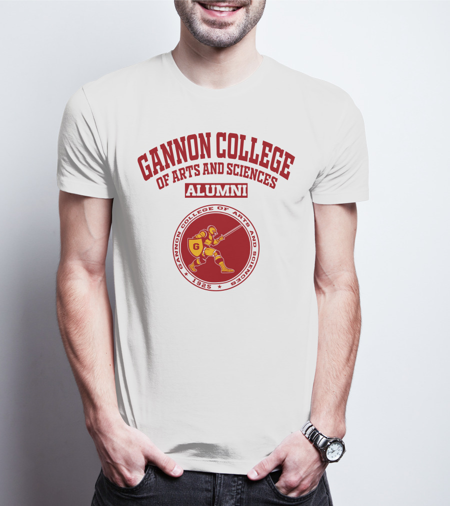 Gannon College Of Arts And Sciences Alumni 1925 Knight Emblem T-Shirt