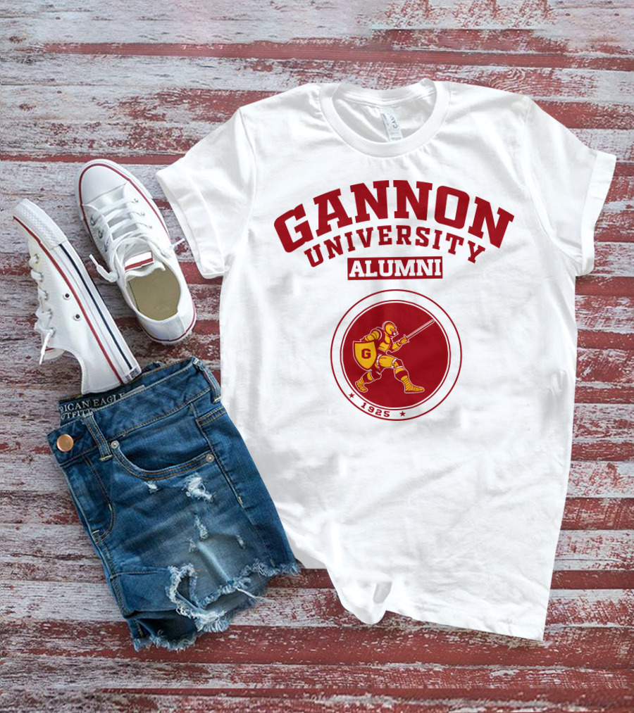 Gannon University Alumni 1925 Knight Emblem T-Shirt