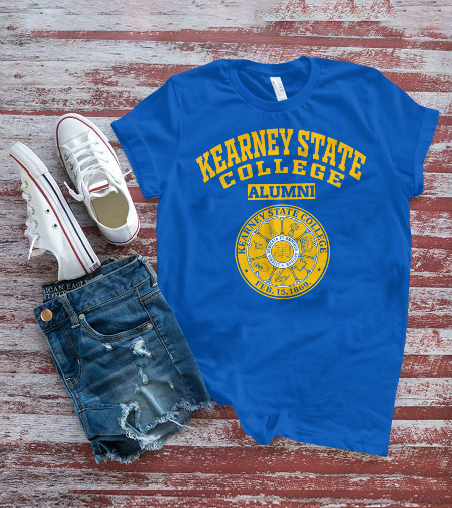 Kearney State College Alumni Feb 15 1869 Emblem T-Shirt