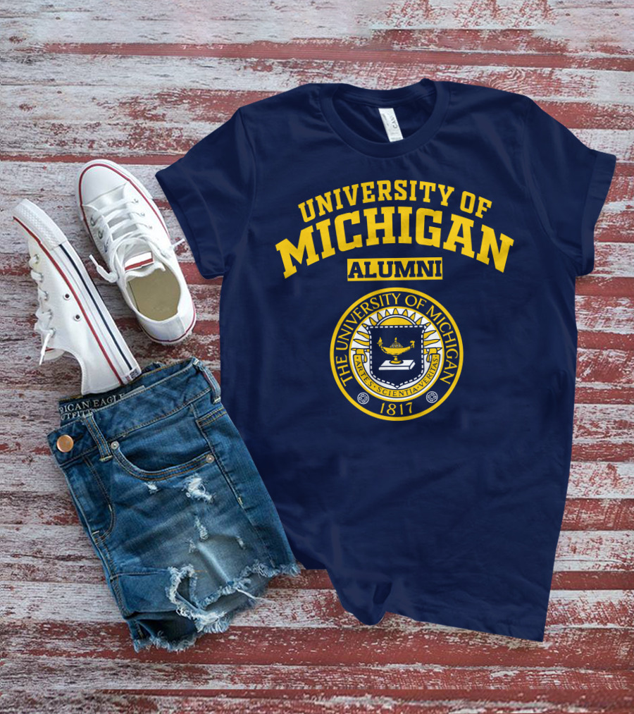 University Of Michigan Alumni 1817 Seal T-Shirt