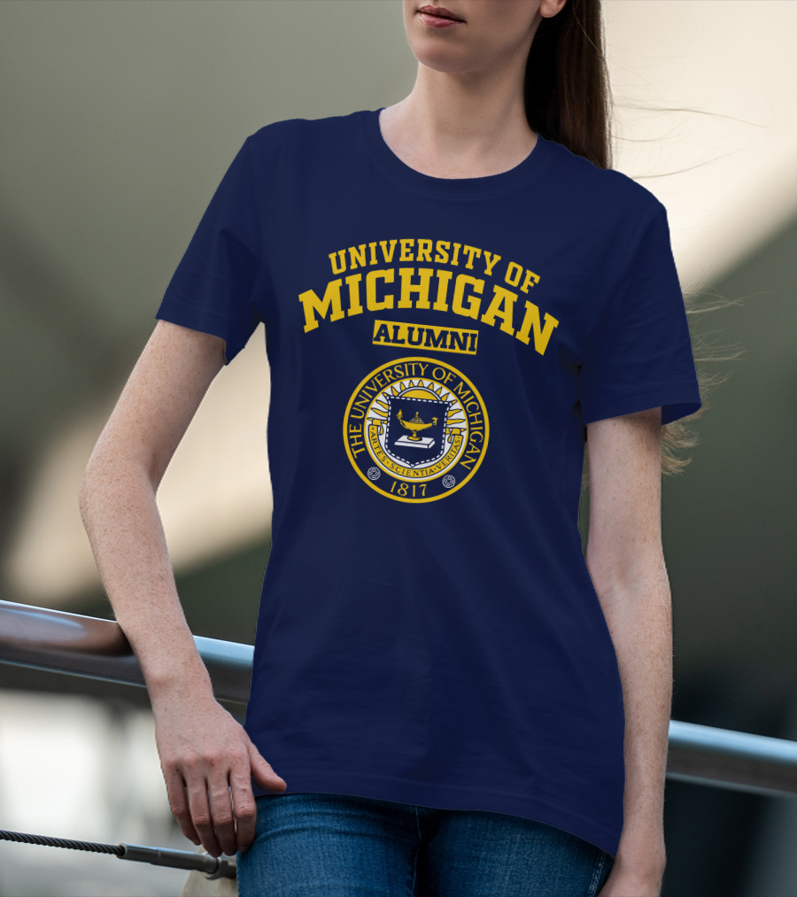 University Of Michigan Alumni 1817 Seal T-Shirt