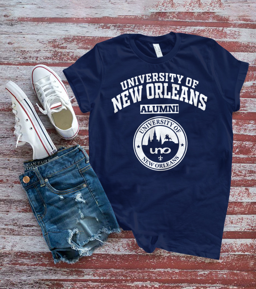 UNIVERSITY OF NEW ORLEANS ALUMNI UNO Seal T-Shirt
