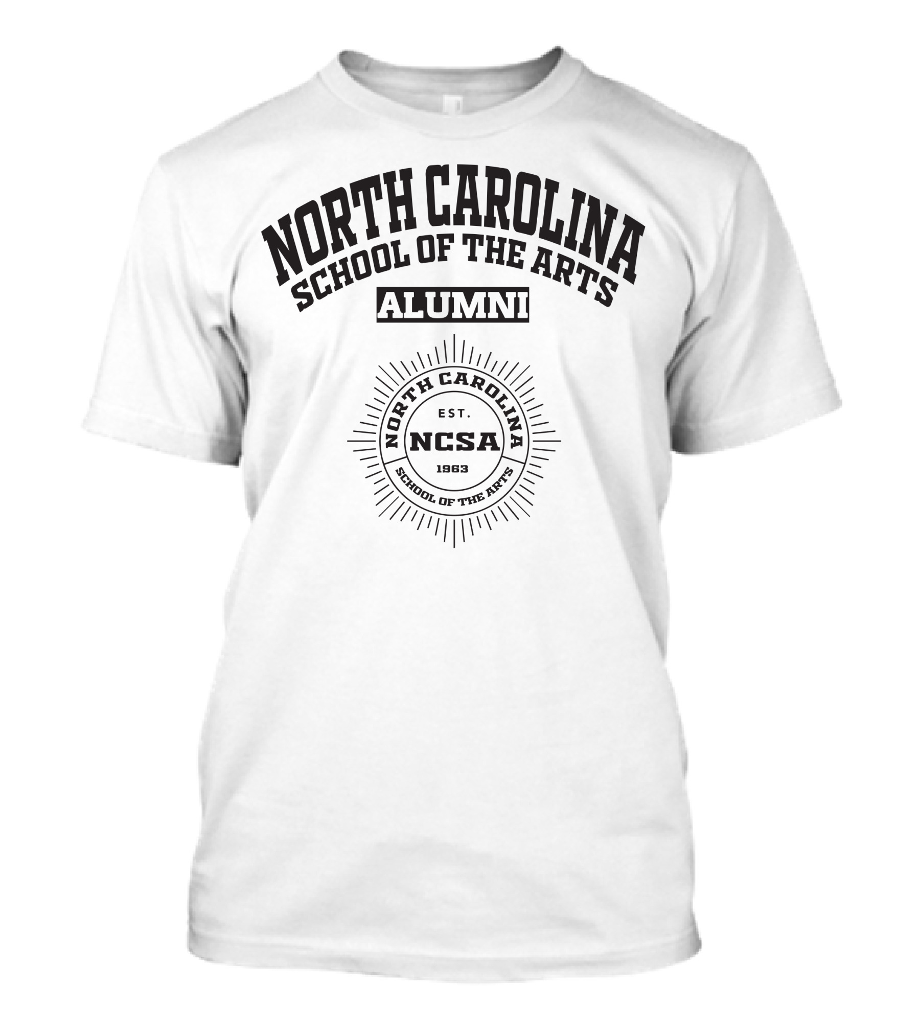 North Carolina School Of The Arts Alumni NCSA Est. 1963 T-Shirt