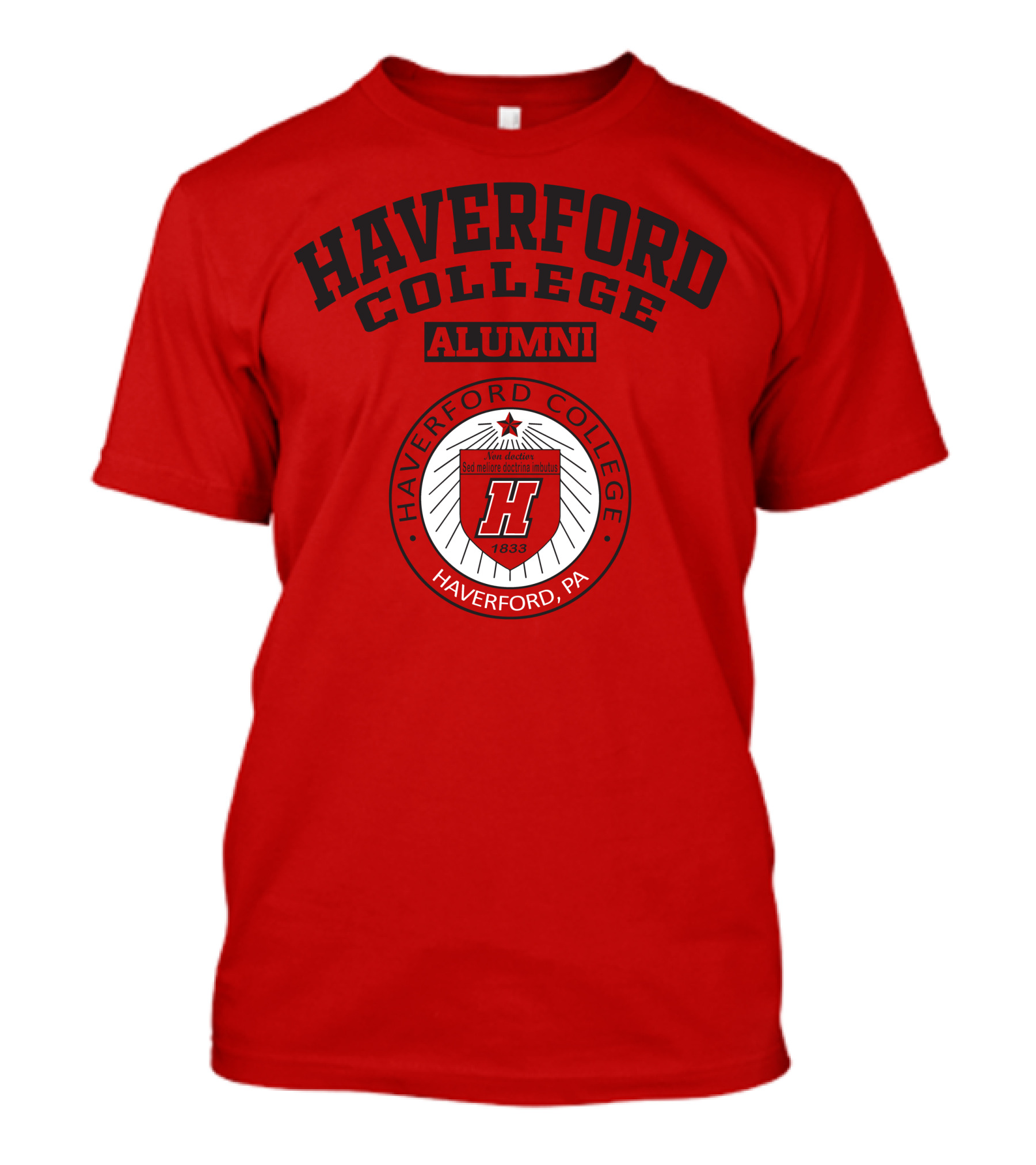 Haverford College Alumni Seal Haverford PA 1833 T-Shirt