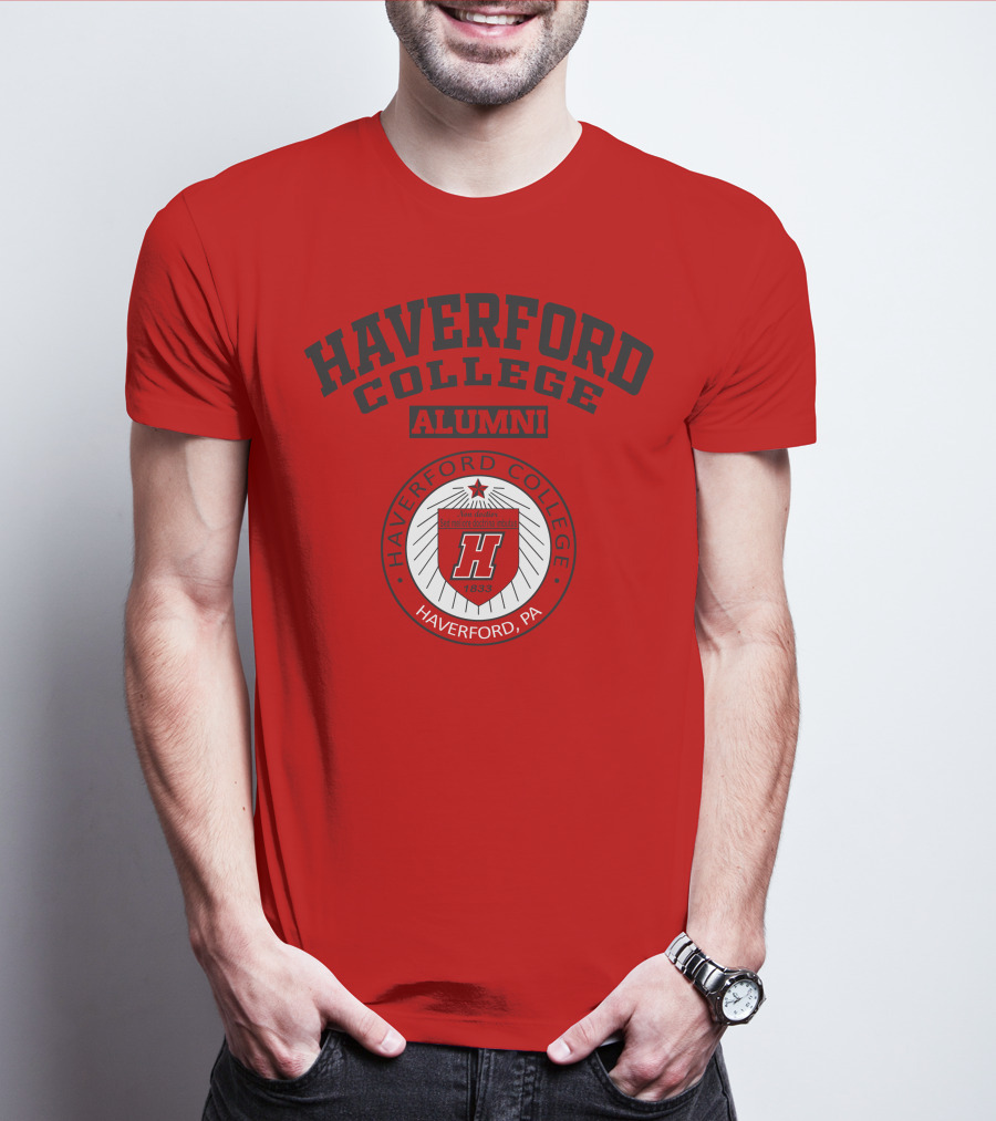 Haverford College Alumni Seal Haverford PA 1833 T-Shirt
