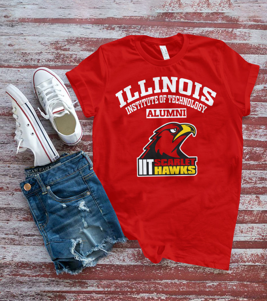 ILLINOIS INSTITUTE OF TECHNOLOGY ALUMNI IIT SCARLET HAWKS T-Shirt
