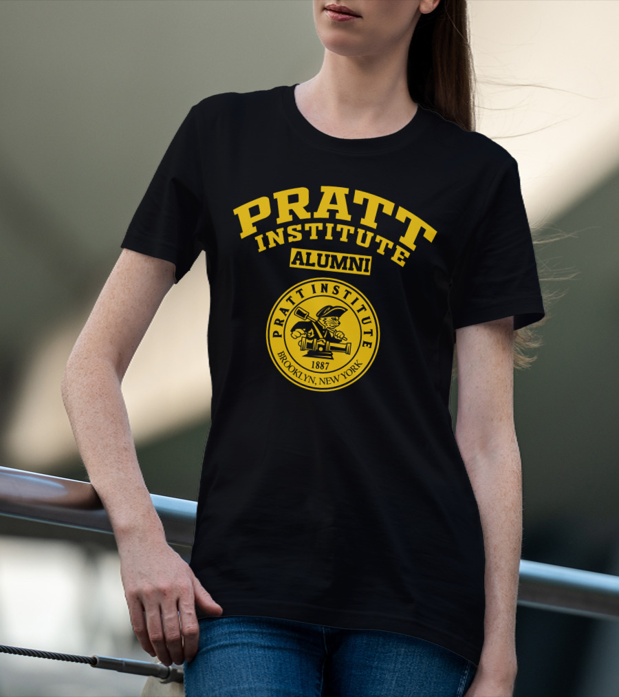 Pratt Institute Alumni 1887 Brooklyn New York Crest T-Shirt