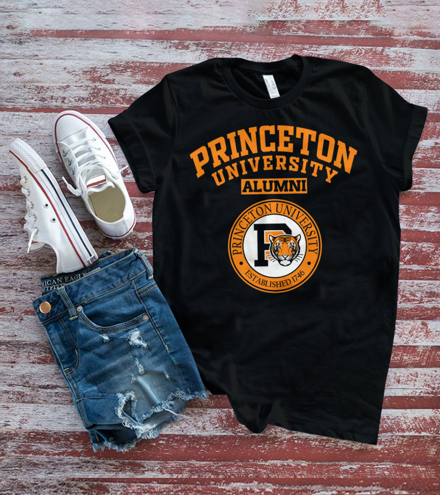 Princeton University Alumni Established 1746 Tiger Seal T-Shirt